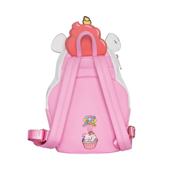 Universal Studios Loungefly – Fluffy Unicorn Cupcake Mini Backpack - Picture 4 of 4